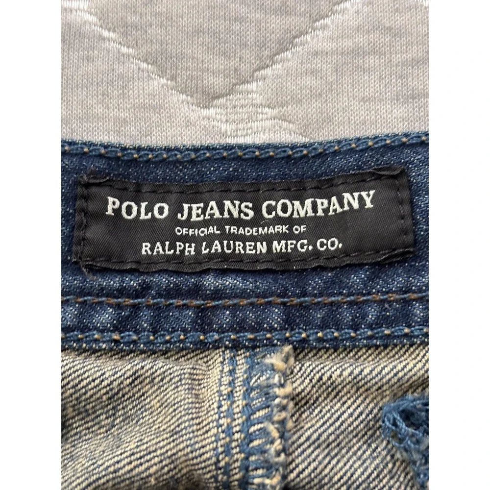 Polo Jeans Company Gristmill Jeans Mens 34x34 Blue Straight Medium Wash‎ Denim